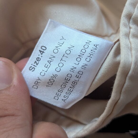 SIMON JAMES CATHCART - Grey tailored jacket - Sz 40 - Picture 8 of 8